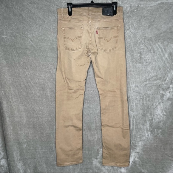 Levi's Performance 511 Slim Fit Tan Jeans Big Boy Size 20 (30X30 - Picture 3 of 9